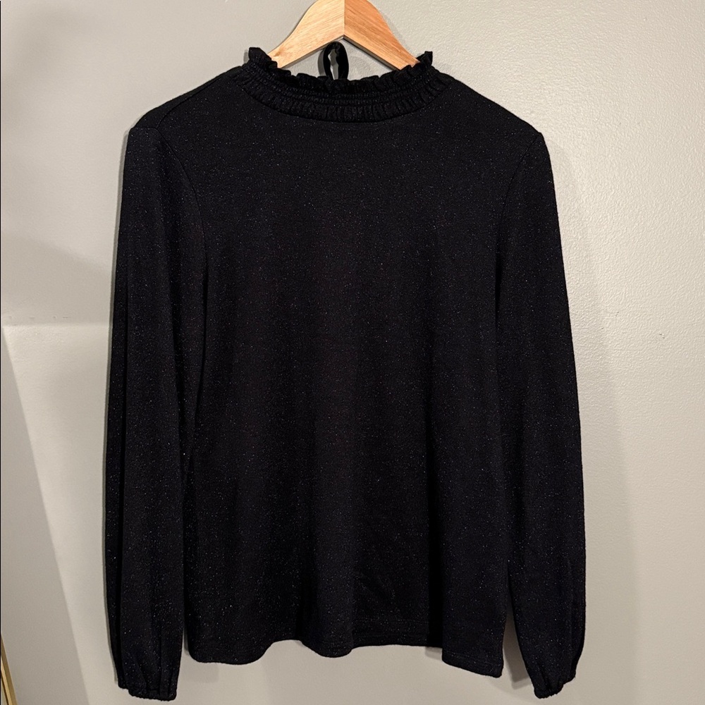 Talbots Black Petite Knit Sweater